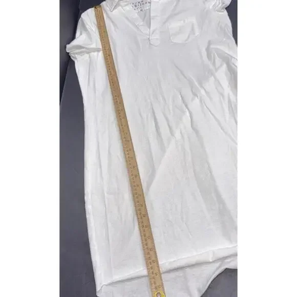 FRANK & EILEEN Lauren Polo Dress Heritage White Minimalist Short Sleeve - Picture 7 of 9